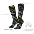 thumbnail image 3 of Daiia Sports Socks Colorful Skateboard Printed Novelty Crew Socks for Men Women Knee High Socks Cotton Socks Soft & Breathable Support Unisex Socks, 3 of 9