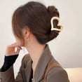 thumbnail image 5 of Matte Acrylic Heart Hair Claw Clip (1PC) - Medium Size Non- Jaw Clip for Women & Girls - Trendy Hair Accessory for Thick, Thin & All Hair Types - Cute Styling Clip for Everyday Use, 5 of 5