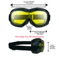 thumbnail image 2 of Bikershades Fit-over RX Glasses Yellow Goggles Prescription for Motorcycle Riding, 2 of 2