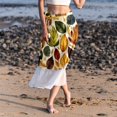 thumbnail image 6 of Leaves Stylish Chiffon Beach Dresses for Women - t for Fun in the Sun on the Shore, 6 of 6