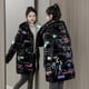 thumbnail image 5 of Chaqueta de algodón brillante no lavable, chaqueta de algodón para mujer, abrigo de invierno holgado de longitud media a larga, chaqueta de algodón, 5 of 6
