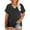 Gray, variant on Ofreoo Women's Oversized V-neck Short Sleeved Solid Color Summer Bottom T-shirt Great Gifts for Less