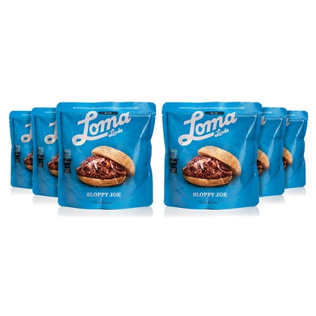 Loma Linda Blue - Vegan Meal Solution - Sloppy Joe (10 oz.) (Pack of 6) - Non-GMO, Gluten (Best Trader Joe's Meals)