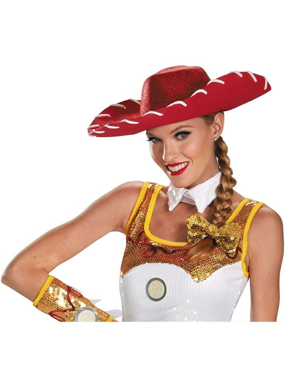 Disney Toy Story Jessie Glam Hat Bow Halloween Costume Accessory