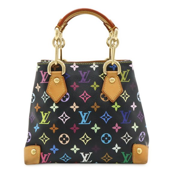 Pre-Owned LOUIS VUITTON Monogram Multicolore Audra Handbag Chain Noir Black M40048 (Good)