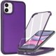thumbnail image 1 of wonima11 for iPhone 11 Case with Built-in Screen Protector & Full Body Protective,for Apple iPhone 11 Phone Cases for Men Women Girl-Dark Purple, 1 of 1