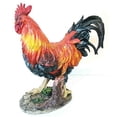 thumbnail image 3 of Rural Country Farmland Morning Crow Alpha Rooster Figurine Large Statue Home Decor Sculpture Great Gift For Farm Owners Nature Lovers And Chicken Fans, 3 of 4