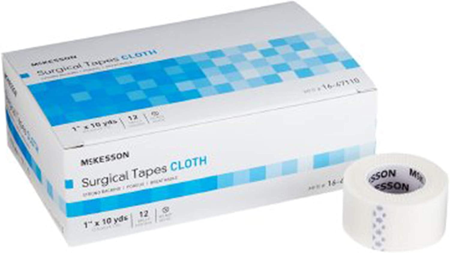 Medical Tapes. Case of 144 Surgical Tapes 1" x 10 yds. Nonsterile