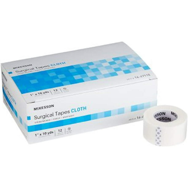 Medical Tapes. Case of 144 Surgical Tapes 1" x 10 yds. Nonsterile