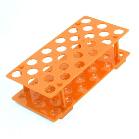 Unique Bargains Lab Orange Plastic 28 Sockets 17mm Hole Dia Test Tube Rack Holder (Best Y Dna Test)