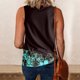 thumbnail image 5 of Playeras,Blusas y Tops,Ropa para Mujer Tank Top Para Mujeres Workout Camiseta de verano sin mangas con cuello redondo y estampado de mujer Camiseta sin mangas para mujer Camis (Sky Blue, L), 5 of 6