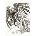 thumbnail image 2 of A Warrior With A Shield Emblazoned With A Lion From The Belgian Coat Of Arms Battles The German Eagle After And Illustr, 2 of 2