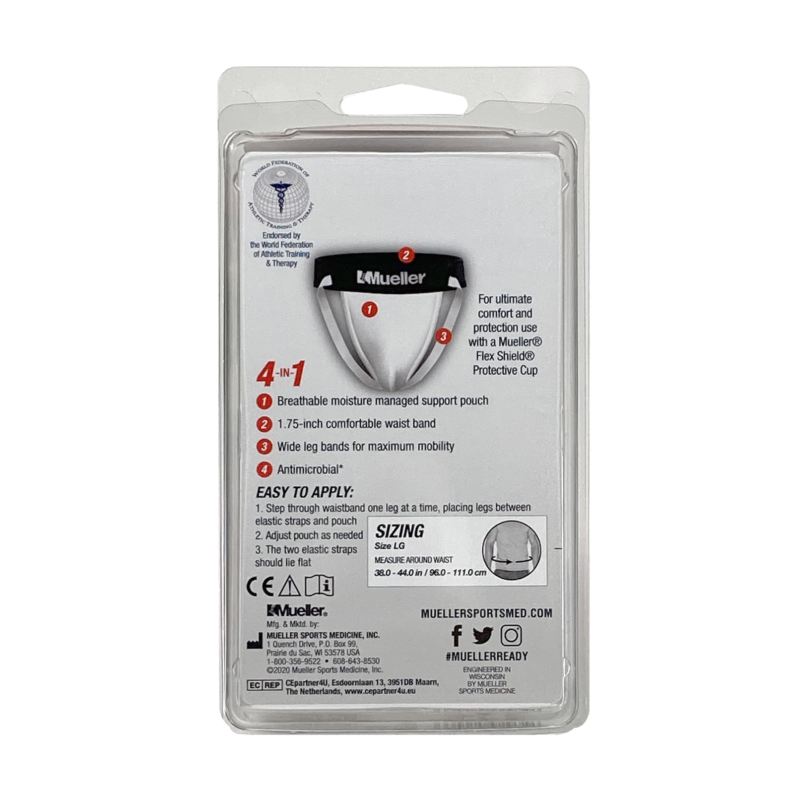 Mueller Sports Medicine Athletic Supporter, Adult Large