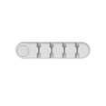 thumbnail image 1 of Panxico Home Textile Storage Wumedy Durable Silicone Self-Sticking Desktop Cable Cord Organizer White, 1 of 1