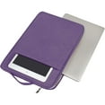 thumbnail image 6 of RAINYEAR 14 Inch Laptop Sleeve Case Compatible with 14" Notebook Computer Chromebook Tablet,Handbag with Handle Strap Front Pocket Padded Briefcase Polyester Waterproof Cover Protective Bag, Purple, 6 of 7