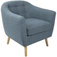 thumbnail image 1 of Chaise moderne milieu-du-siècle Rockwell de LumiSource, 1 of 7
