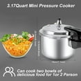 thumbnail image 2 of Dsseng Domqga 3 L Aluminum Stovetop Pressure Cooker, 2 of 10