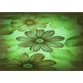 thumbnail image 1 of Ahgly Company Machine Washable Indoor Rectangle Transitional Green Area Rugs, 4' x 6', 1 of 7