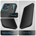 thumbnail image 6 of Encased for iPhone 17 Pro Wallet Case with Adjustable Neck Strap (Cache Series) - Crossbody Protective Phone Case with Built-In Card Holder Slot (Black), 6 of 7