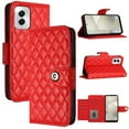 thumbnail image 6 of for Motorola Moto G Power 5G 2024 Wallet Case, Elegant Card Holder Cash Slot PU Leather Kickstand Wrist Strap Shockproof Protective Flip Women Girls Case for Motorola Moto G Power 5G 2024, Red, 6 of 7