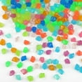 thumbnail image 1 of Roofei - 500 piedras luminosas que brillan en la oscuridad, piedras para jardín, decoración interior y exterior, para pasarelas, entradas, patios, césped, peceras, decoración de festivales (coloridas), 1 of 7
