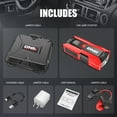 thumbnail image 7 of DNA Motoring TOOLS-00275 Universal Red 2000A Peak Amps Portable Power Bank Charger Car Battery Jump Starter Booster W/ LED Light, 7 of 7