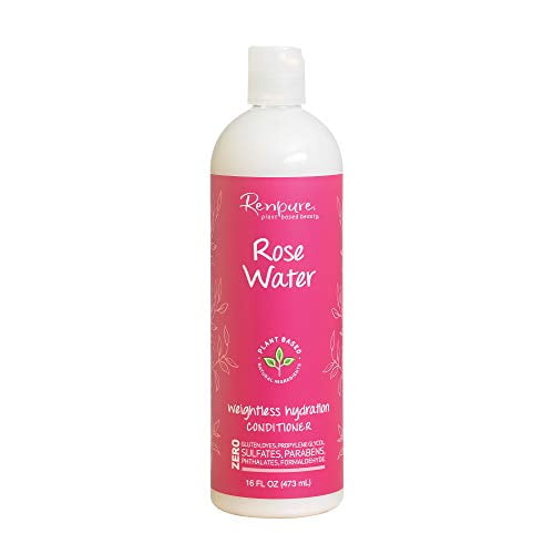 Renpure Organics Eau de Rose, après-Shampooing 16 Oz