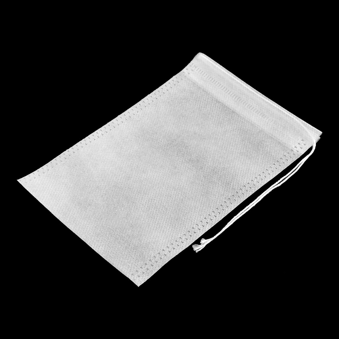 Nonwoven Fabric Empty Herbal Powder Tea Filter Bag White 15cm x 10cm