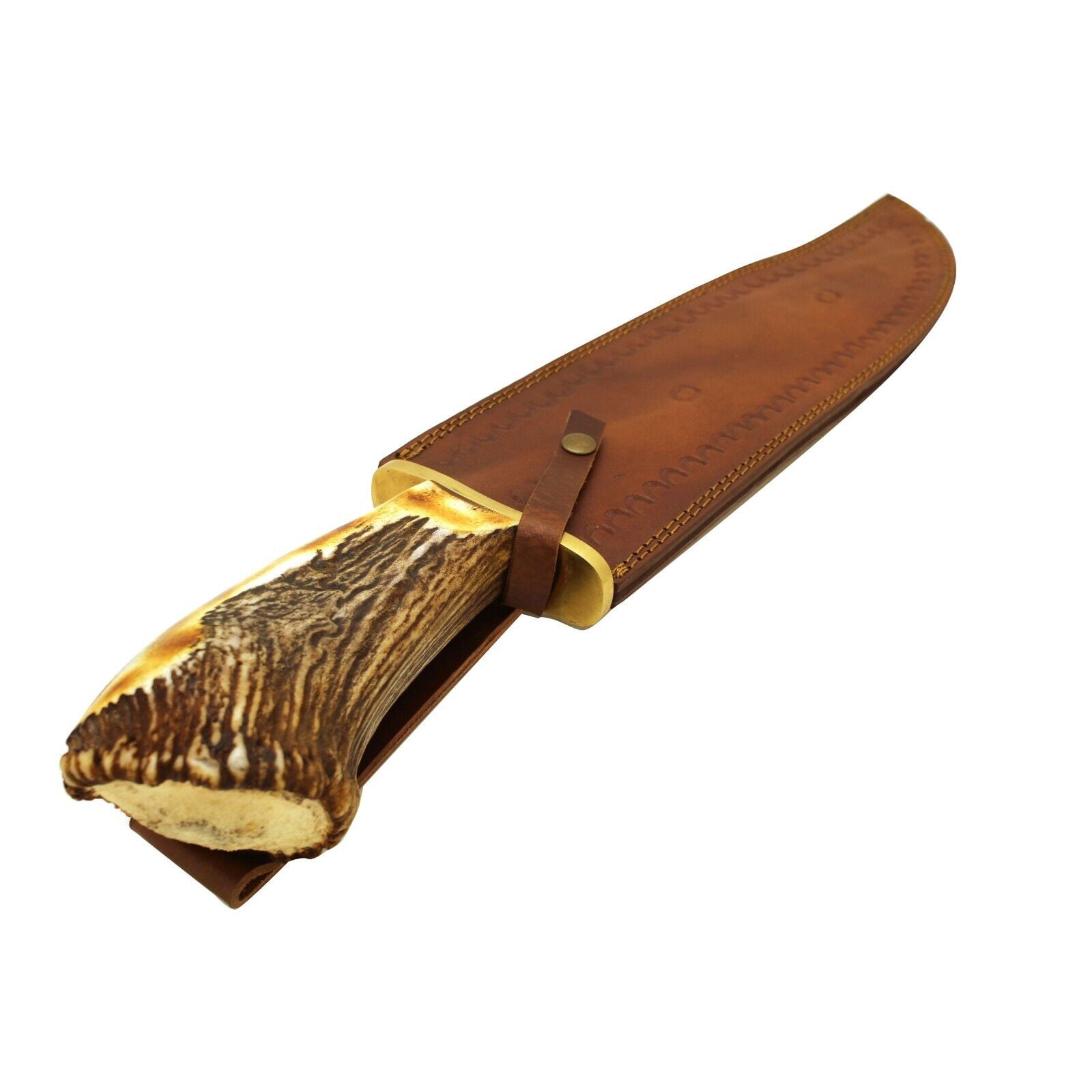 Wild Turkey Handmade Collection 25" Montana Stag Handle Full Tang Hunting Knife