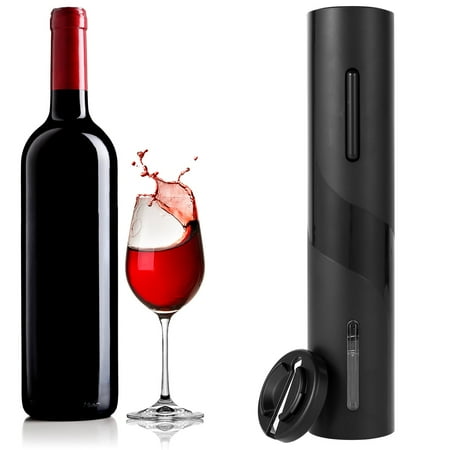 

SESAVER Electric Wine Bottle Opener with Safe Tin Cutter Automatic Electronic Corkscrew Battery Operated Luxury Wine Opener Kitchen Gadgets for Synthetic Corks and Wooden Corks