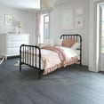 thumbnail image 4 of Max & Finn Wren Metal Bed with Spindle Headboard, Twin, Black, 4 of 10