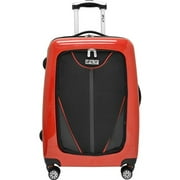 IFLY Hybrid Upright Hard-Side Luggage with Front Pocket, 24"