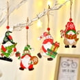 thumbnail image 5 of Weihnachtsschmuck, Weihnachtsbaum-Holz-Anhänger-Dekoration Zhivalor CWY-0609, 5 of 5