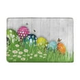 thumbnail image 2 of Vikakiooze Easter Day Door Mat - Front Door Mat - Bath Rug Super Absorbent Quick Dry - Rubber Backing Non Slip Washable Bathroom Floor Mats -Green 16x24 IN, 2 of 8