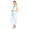 thumbnail image 2 of Women's Printed Sleeveless Top & Capri Pajama Set, 2 of 5