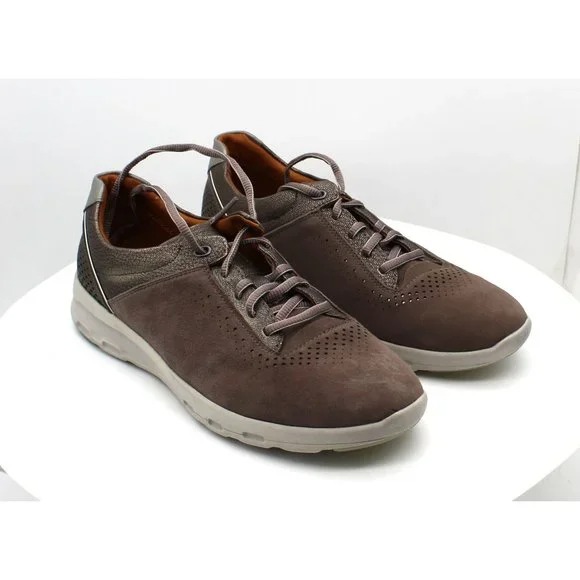 Rockport Womens TruStride Blucher Slip Resistant Metallic Walking Shoes