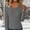 Dark Gray, variant on Long Sleeve Shirts For Women Long Sleeve Loose Fuzzy Plush Jumper Sweater Fashionable Soft Comfortable Tops Green S-5Xl