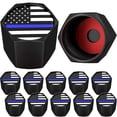 thumbnail image 1 of Tapones para válvulas de neumáticos SAMIKIVA con bandera estadounidense (paquete de 12), 1 of 6