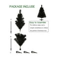 thumbnail image 7 of 2 FT Mini Pre-Lit Black Artificial Christmas Tree, 7 of 7
