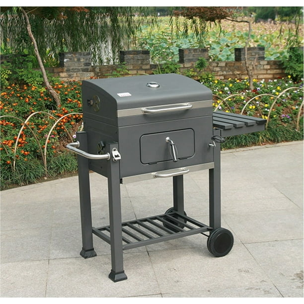 INTBUYING Luxurious Outdoor Domestic Barbecue Stove Carbon Oven BBQ