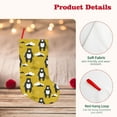 thumbnail image 4 of Uemuo Cartoon Bear Yellow Print Christmas Stockings, 18inch Xmas Hanging Stocking Decorations for Christmas Party Family Decor, 4 of 7
