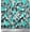Aquamarine Green, variant on Soimoi Green Cotton Duck Fabric American Robin,Leaves & Floral Print Fabric by The Yard 42 Inch Wide