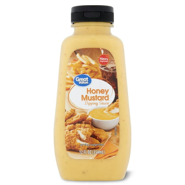 Great Value Honey Mustard Dipping Sauce, 12 fl oz