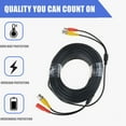 thumbnail image 2 of FITE ON 150ft Black BNC Video Power Cable Cord Replacement for Night Owl C-841-A10 1080P HD BNC systems, 2 of 6