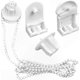 thumbnail image 1 of 25mm Roller Blind Repair Kit with 3m Beaded Chain Replacement Parts for Window Blinds Fittings, 1 of 5