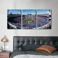 thumbnail image 2 of 3 Panel Denver Canvas Wall Art American Soccer Prints Sports Artwork Wall Decor Stadium Picture Canvas Art for Bedroom Living Room Broncos Stadium Paintings Posters Framed Ready to Hang (42"Wx20"H), 2 of 5