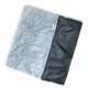 thumbnail image 5 of Manta De Cachorro Mantas De Lana Pequeñas Para Mascotas Mascota Esponjosa Suave Perro Gato Acogedor Reversible,Gray,11 Feliz Sencillez, 5 of 5