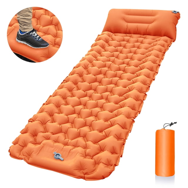 Cojín inflable ligero para llevar, para acampar, a prueba de humedad, para viajes, para el coche, para la siesta, para almacenar, para tienda de campaña al aire libre