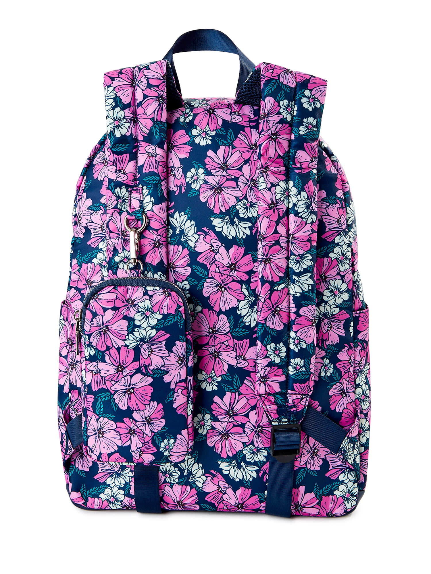 Madden NYC Girls Modular Zipper Backpack Lavender Daisy