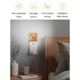 thumbnail image 3 of Fall Night Lights Auto Sensor Floral Leaves Pumpkin Plug-in LED Nightlights Dusk to Dawn for Living Room, Bedroom, Hallway, Stairways Thanksgiving Wall Decor, Fruit Orange Buffalo Plaid Night Light, 3 of 9
